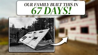 How We Built a 500sqft Off-Grid Cabin in 67 Days (Full Tour)