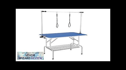 VEVOR Pet Grooming Table Two Arms with Clamp 36''x24'' Dog Grooming Station Review