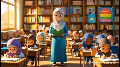 school teacher in class room