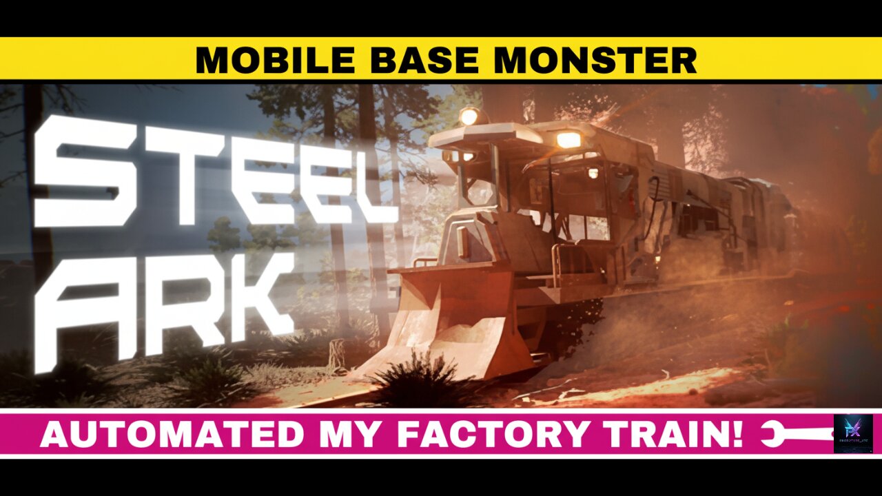 I BUILT A MOBILE FACTORY TRAIN! | New Survival Game | Steel Ark | Demo | Gameplay