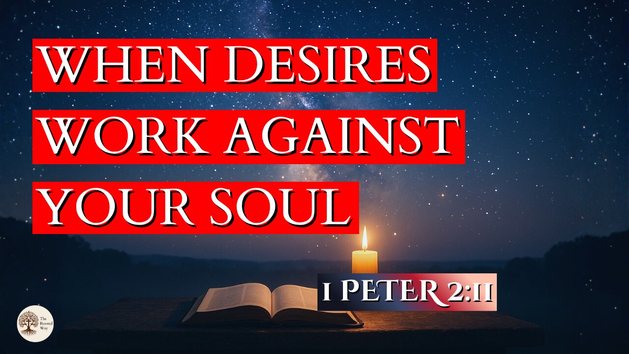 When Desires Work Against Your Soul | 1 Peter 2:11