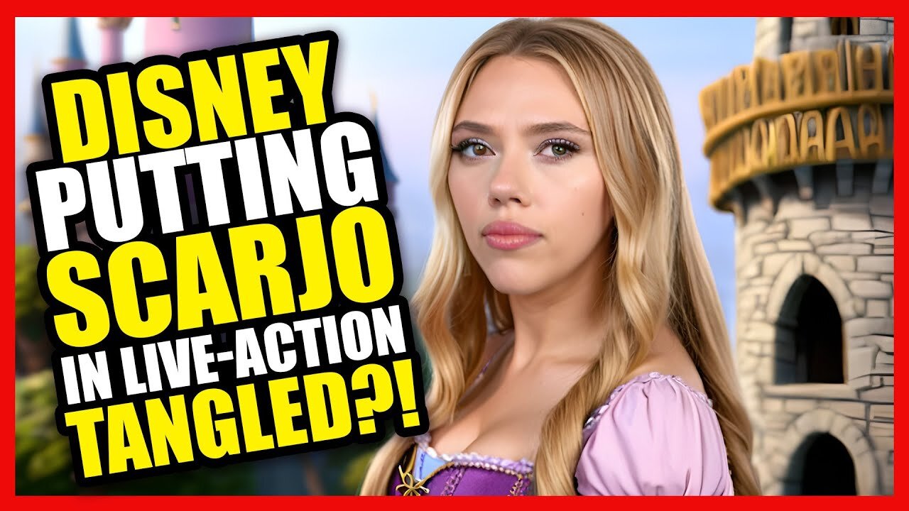 Disney Making Live-Action 'Tangled' Starring SCARJO?! | Clownfish TV