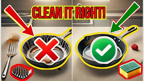 How to Clean Non Stick Frying Pan - Stop Making These Mistakes!