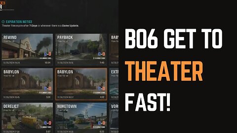 How to Go to Theater Mode in BO6: Easy Steps to Follow!