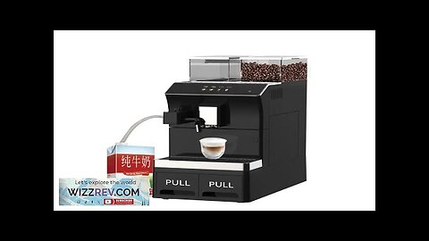 Mcilpoog WS-101+3 Business super automatic coffee machine Touch screen to quickly make Review