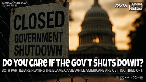 E2164: What's It Going To Be? Gov't Shutdown Or Not? 9/30