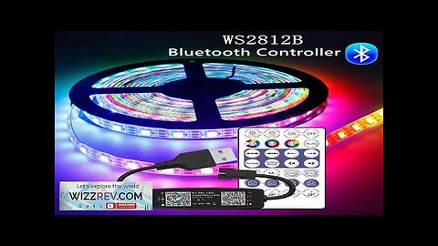 WS2812B LED Strip Individually Addressable Smart RGB LED Strip Waterproofith and 28Keys Review