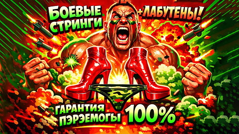 Боевые стринги + лабутены = формула абсолютной пэрэмогы