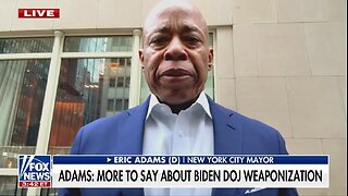 Mayor Adams: Biden's Weaponization Should NEVER Happen Again!