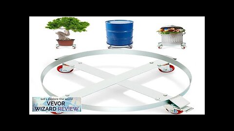 VEVOR 55 Gallon Heavy Duty Drum Dolly 1000lbs Load Capacity Barrel Dolly Review