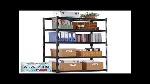 Storage Shelves 5 Tier Adjustable Heavy Duty Garage Shelving Units 2000 lbs Review