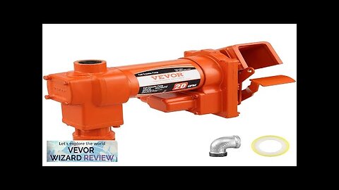 VEVOR Fuel Transfer Pump 12V DC 20 GPM 1/4 HP High Flow Review