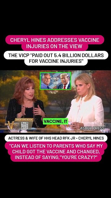 Cheryl Hines addresses vaccine injuries on The View