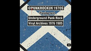 Underground Punk Rock Vinyl Archives 1976 1985