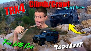 Climbing with TRAXXAS TRX4 DEFENDER on a beautiful morning! 😎 Part 2