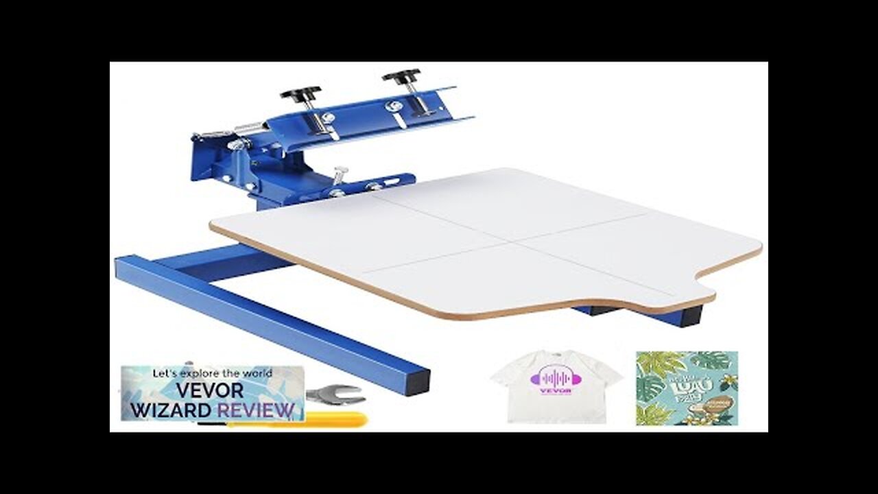 VEVOR Screen Printing Machine 1 Color 1 Station Silk Screen Printing Press Review