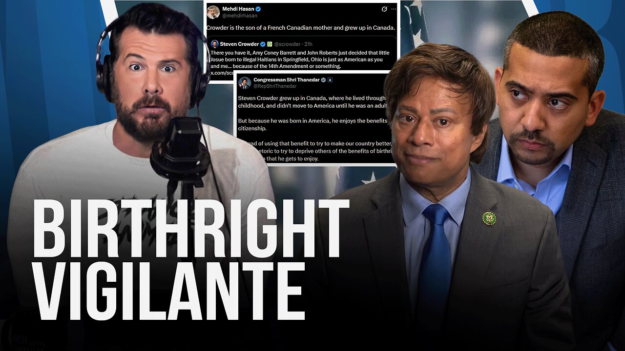 Two Demtards Came After Me on Birthright Citizenship