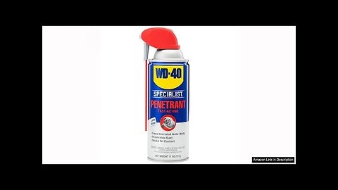 WD-40 Specialist Penetrant with Smart Straw, Penetrant for Metal Review