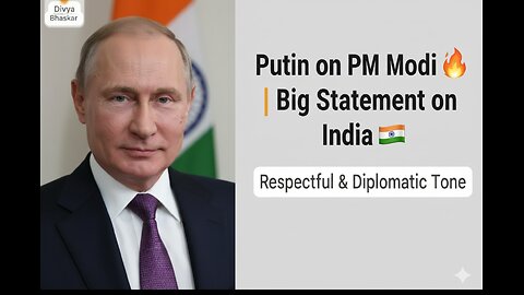 “Putin’s Big Statement on PM Modi 🇮🇳 | Praise for India Shocks the World!”