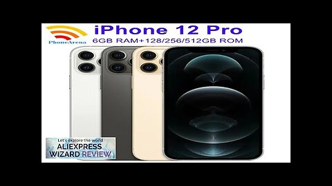 90% New Original iPhone 12 Pro 128GB 256GB 512GB ROM 6.1" Super Review