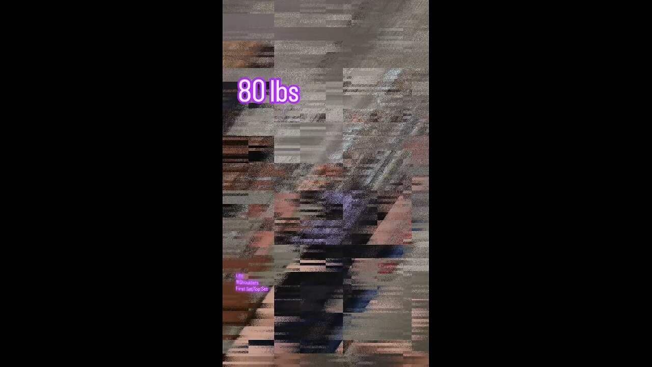 80lbs Seated DB Overhead Press (Lite) | #fitness #shoulders #beast 💪