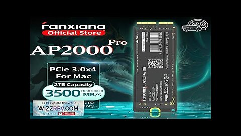 Fanxiang M.2 SSD AP2000 Pro For iMac 3500MB/s 1TB 2TB PCIe3.0x4 M.2 Review