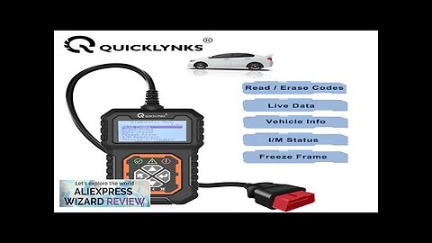 QUICKLYNKS T31 Car Full OBD2/EOBD Scanner Check Auto Engine System Diagnostic Tools Review