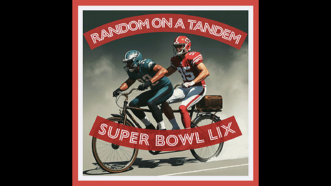 Random on a Tandem. Happy Friday. Super Bowl.#superbowl #football #comedy #funny #joy #railstotrails