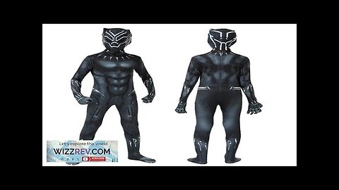 Anime Superhero Black Kids Panther Men Boys Adult Jumpsuits Children Panther Cosplay Review