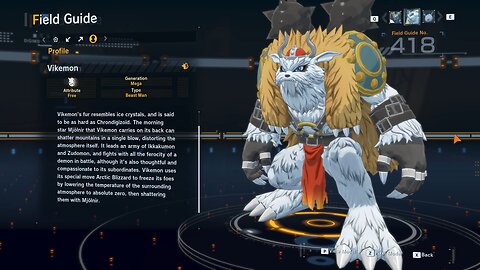 vikemon all digivolution/de-digivolution/profile Digimon Story Time Stranger