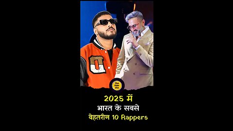 Top 10 Best Indian Rappers. #rapper #indian #trending #viral #honeysingh #shorts #2025 #mrbeast
