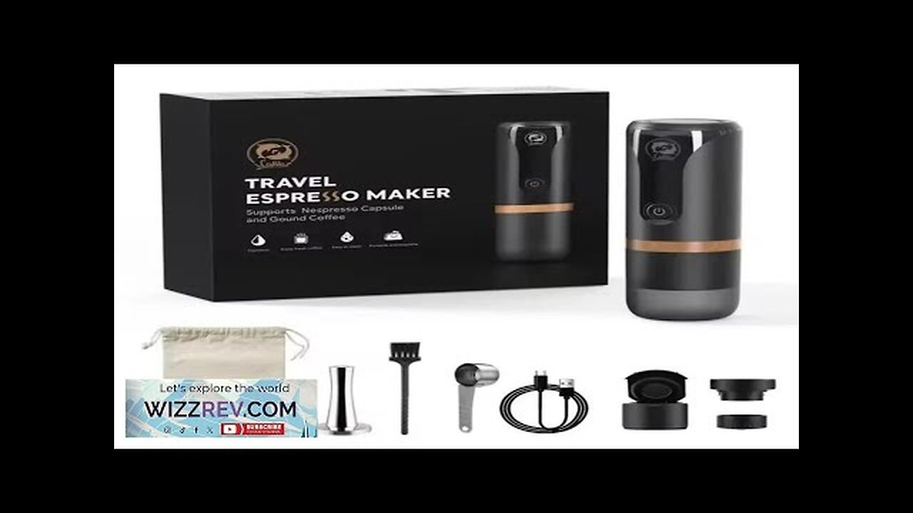 New Portable Nespresso coffe maker Espresso Rechargeable Coffee Machine Outdoor Trave Review