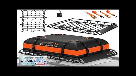 Roof Rack Cargo Carrier Universal Roof Basket (51"x 36"x 5") + 15 Review