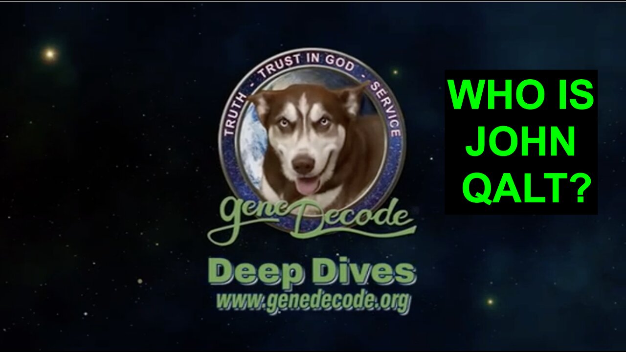 Tea & Scones Nightcap W/ Gene Decode & Paul Brooker - Bi-Weekly World News Update. WHO IS JOHN QALT?