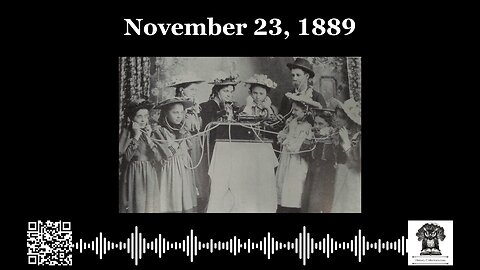 #OnThisDay November 23, 1889: Sound Breaker