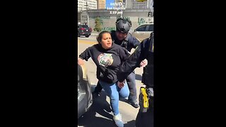This woman is NOT above the law! She refused to remove her car from LA ICE facility