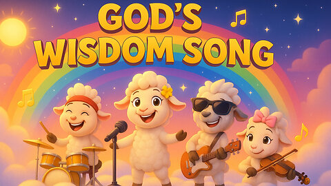 A Joyful Bible Song for Kids | God’s Wisdom Song 🐑 | Lyric Lambs