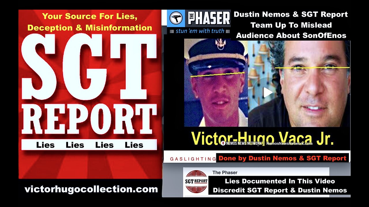 SonOfEnos Kenneth Pauline Jail Release Exposes Dustin Nemos SGT Report The Phaser Documented Lies