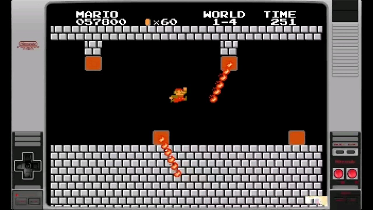 Super Mario Bros. (NES) - World 1-4