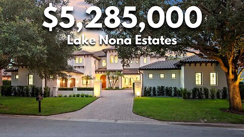 Inside the $5,285,000 Lake Nona Estates Home on the 12th Hole that Every Golfer Wants!