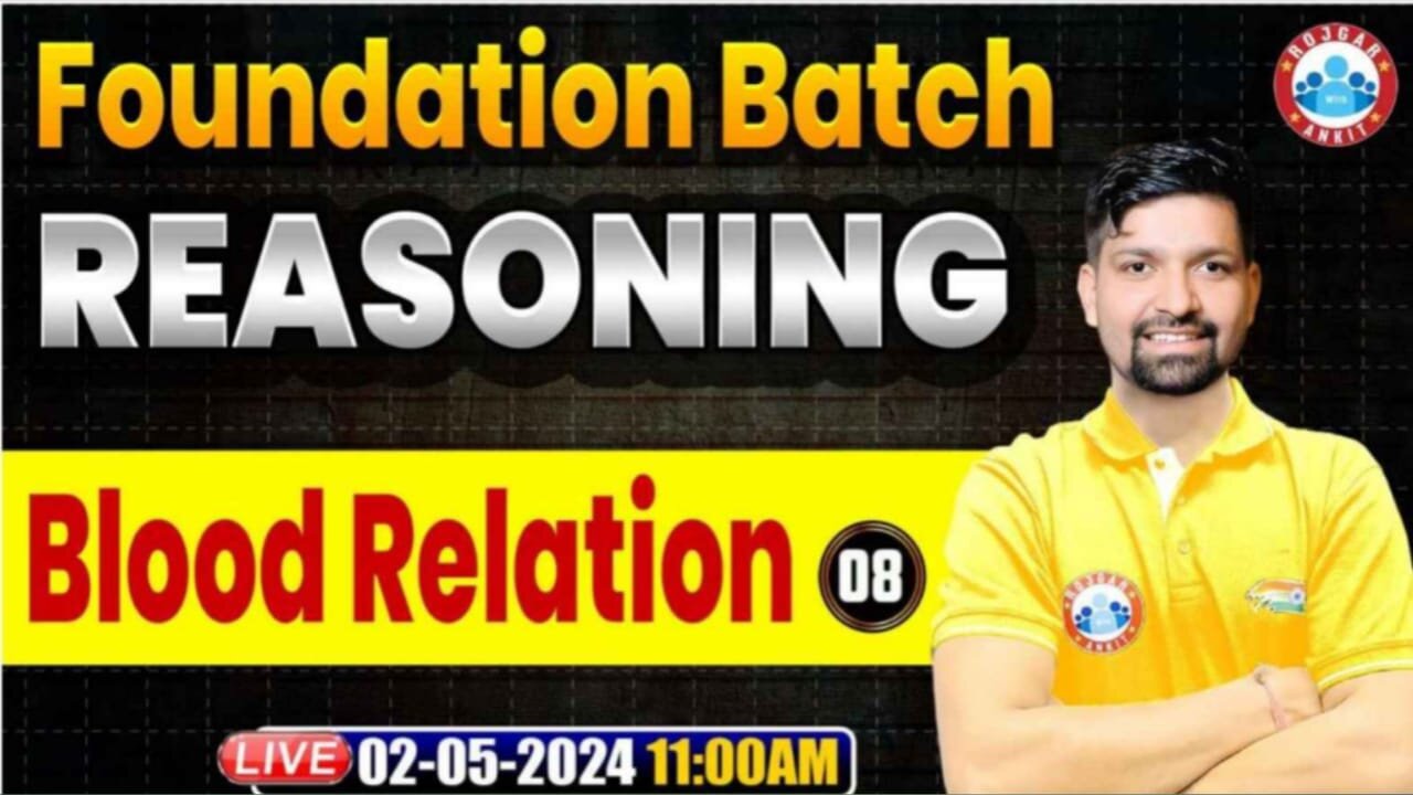 REASONING CLASS, BLOOD RELATION #8