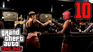 Our First Heist! Two Girls One Bank? - GTA Online : Part 10