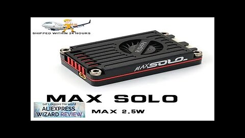 High Power 48CH RUSH TANK MAX SOLO 5.8GHz 2.5W VTX Video Transmitter Review