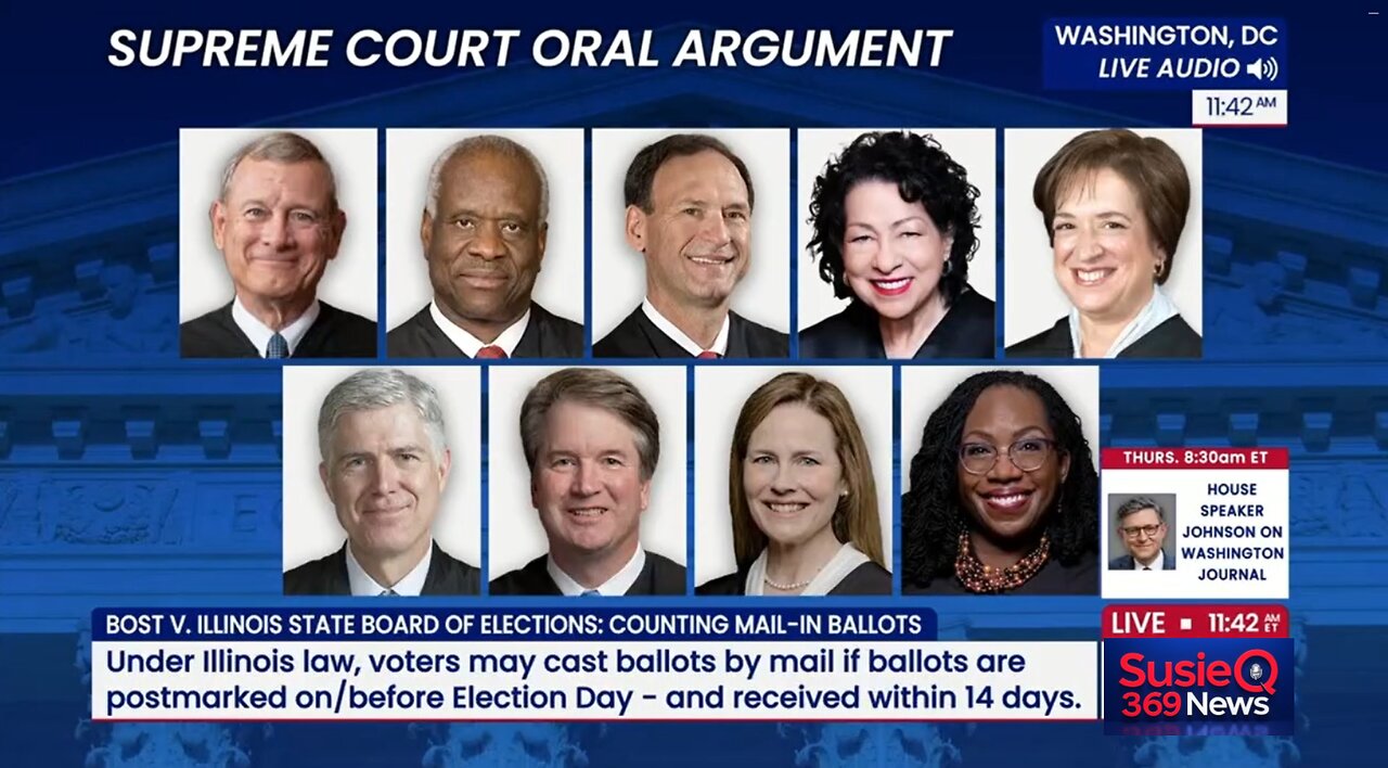 Supreme Court Hears Case on Counting Mail-In Ballots