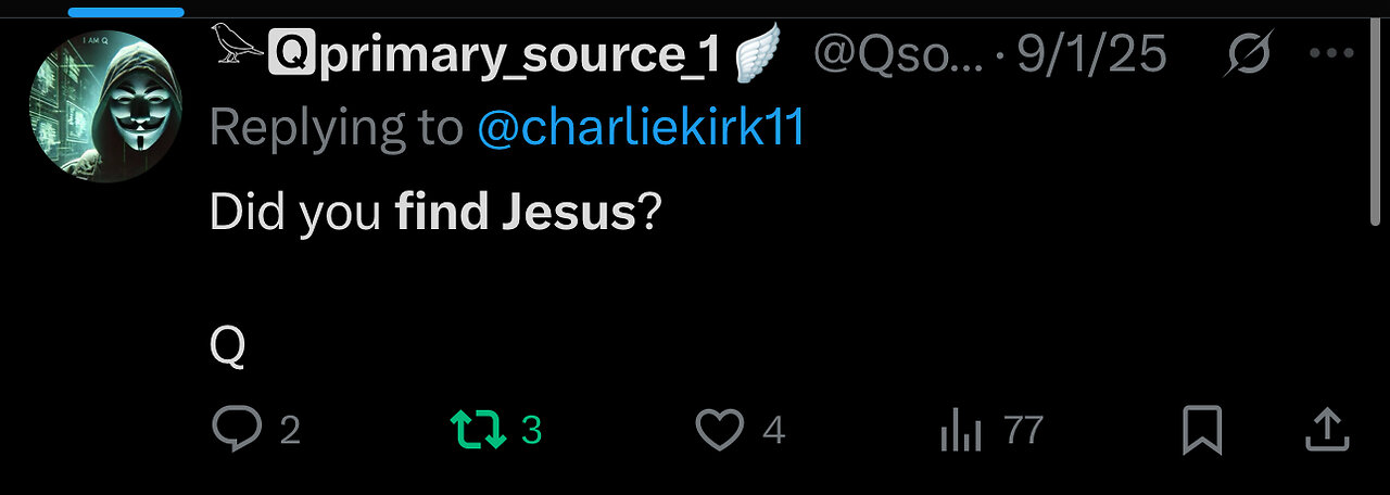 BREAKING: QAnon Addresses the Charlie Kirk Assassination