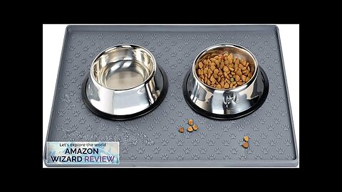 Dog Cat Pet Food Mat Dog Feeding Mat for Food and Water Review