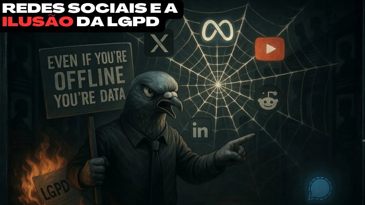 📰Redes sociais “do bem” e a ilusão da LGPD: até quem não tem conta tá sendo minerado