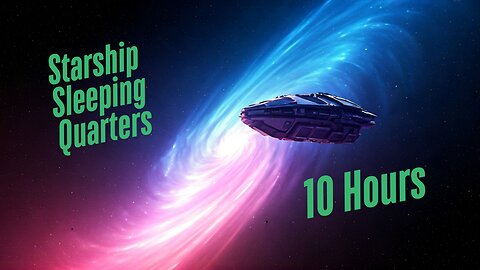 Starship Sleeping Quarters | Sleep Sounds White Noise with Deep Bass 10 Hours