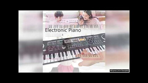 61 Keys Kids Electronic Piano Keyboard Portable Organ with Microphone Education Toys Review