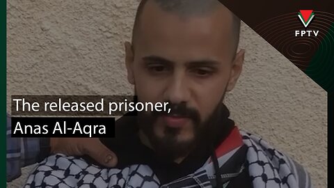 Release of prisoner Anas Al-Aqra, 28 years old, from the town of Qabalan southeast of Nablus